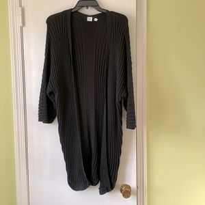 Black Gap duster cardigan sweater